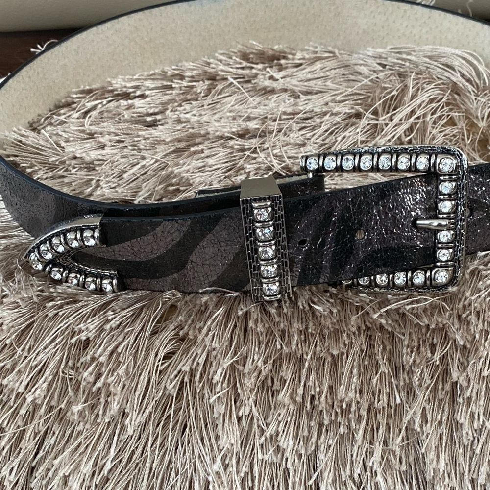 Zebra Rhinestone Belt (S) - Picture 4 of 7